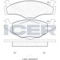 Set placute frână ICER 181048 imaginea #3 — magazin online Desire.md