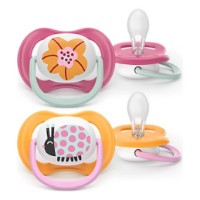Suzeta Philips Avent Ultra Air Happy 6-18m 2pcs (SCF080/27)