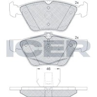 Комплект тормозных колодок ICER 181259 фото №3 — интернет-магазин Desire.md