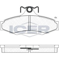 Комплект тормозных колодок ICER 181261 фото №3 — интернет-магазин Desire.md