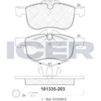 Set placute frână ICER 181335 imaginea #4 — magazin online Desire.md
