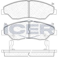 Комплект тормозных колодок ICER 181370 фото №3 — интернет-магазин Desire.md