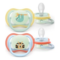 Пустышка Philips Avent Ultra Air Nighttime 0-6m 2pcs (SCF376/24)