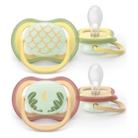 Suzeta Philips Avent Ultra Air Nighttime 0-6m 2pcs (SCF376/27)