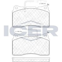 Set placute frână ICER 181424 imaginea #3 — magazin online Desire.md