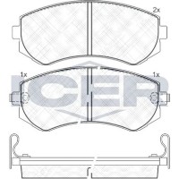 Set placute frână ICER 181517 imaginea #3 — magazin online Desire.md