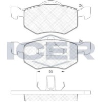 Set placute frână ICER 181532 imaginea #3 — magazin online Desire.md