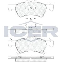 Set placute frână ICER 181544 imaginea #3 — magazin online Desire.md