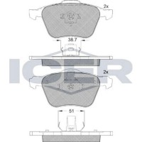 Set placute frână ICER 181551 imaginea #3 — magazin online Desire.md