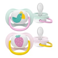 Suzeta Philips Avent Ultra Air Happy 0-6m 2pcs (SCF080/24) 