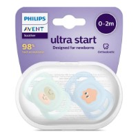 Suzeta Philips Avent Ultra Start 0-2m 2pcs (SCF075/04) imaginea #2 — magazin online Desire.md