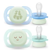 Suzeta Philips Avent Ultra Start Nighttime Sleep 0-2m 2pcs (SCF075/08)