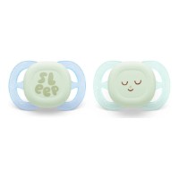 Suzeta Philips Avent Ultra Start Nighttime Sleep 0-2m 2pcs (SCF075/08) imaginea #2 — magazin online Desire.md