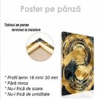 Pictură ArtShop Abstract Art With Gold Flowers 40x60cm (PA50-L-PL) imaginea #2 — magazin online Desire.md