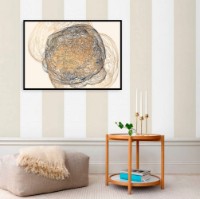 Картина ArtShop Black & Gold Lines 45x30cm (PA178-XL-L)