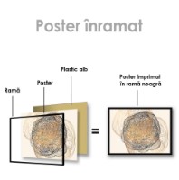 Pictură ArtShop Black & Gold Lines 75x50cm (PA178-M-L) imaginea #2 — magazin online Desire.md