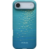 Husa de protecție Pitaka Glints of Gold Ultra-Slim Case for iPhone 17 Air Lucid Blue (KI1704AG)