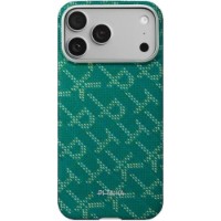 Husa de protecție Pitaka Ultra-Slim iPhone 17 Pro Monogram-Gold/Green (KI1701PTK) imaginea #1 — magazin online Desire.md