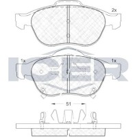 Set placute frână ICER 181556 imaginea #4 — magazin online Desire.md