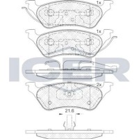 Set placute frână ICER 181564 imaginea #2 — magazin online Desire.md