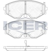 Set placute frână ICER 181568 imaginea #3 — magazin online Desire.md