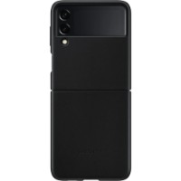 Husa de protecție Samsung Leather cover Galaxy Z Flip 3 Black