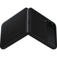 Husa de protecție Samsung Leather cover Galaxy Z Flip 3 Black imaginea #2 — magazin online Desire.md