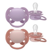Suzeta Philips Avent Ultra Soft 6-18m 2pcs (SCF091/43)