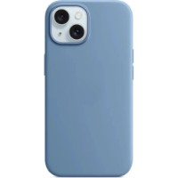 Husa de protecție XO K10B iPhone 15 Conventional Liquid Silicone Phone Case Far Peak Blue