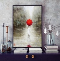 Pictură ArtShop Girl With An Umbrella 30x45cm (PA75-XL-L)