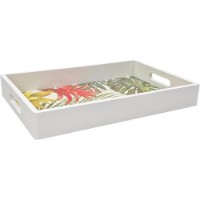 Tavă pentru deservire Tognana Tribal Jungle 30X20X4cm White (57021)