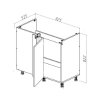 Bucătărie Bayro Monty Cashmere/Cashmere 2800x1400 imaginea #7 — magazin online Desire.md