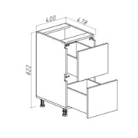 Bucătărie Bayro Monty Light Grey/Light Grey 2600x1600 imaginea #9 — magazin online Desire.md