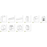 Bucătărie Bayro Monty Stone Grey/Rockford Hickory 2400 imaginea #2 — magazin online Desire.md