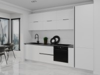 Bucătărie Bayro Monty White/White 3000