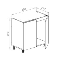 Bucătărie Bayro Spring Cashmere/Cashmere 2800 imaginea #5 — magazin online Desire.md