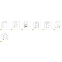 Bucătărie Bayro Spring Light Grey/Stone Grey 2400 imaginea #2 — magazin online Desire.md