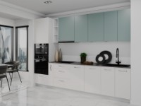 Bucătărie Bayro Spring Relax Green/Light Cream 3000