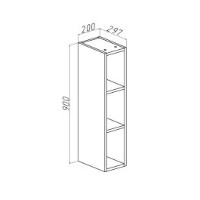 Bucătărie Bayro Spring Rockford Hickory/Light Cream 3000 imaginea #2 — magazin online Desire.md