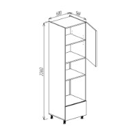 Bucătărie Bayro Spring Rockford Hickory/Light Cream 3000 imaginea #9 — magazin online Desire.md