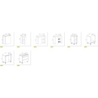 Bucătărie Bayro Spring White Gloss/White Gloss 2600 imaginea #2 — magazin online Desire.md