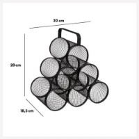 Держатель для бутылок Five 28x18.5x30cm (50291) фото №3 — интернет-магазин Desire.md