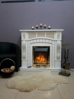 Șemineu electric Art Flame Amsterdam wood & Galileo gold imaginea #3 — magazin online Desire.md