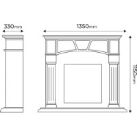 Șemineu electric Art Flame Cassandra & Mirabella White imaginea #3 — magazin online Desire.md