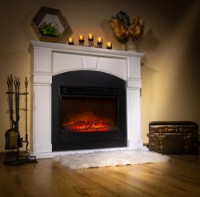 Șemineu electric Art Flame Cassandra & Mirabella White imaginea #4 — magazin online Desire.md