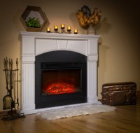 Șemineu electric Art Flame Cassandra & Mirabella White imaginea #2 — magazin online Desire.md