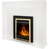 Șemineu electric Art Flame Novaflame & Gala Gold White