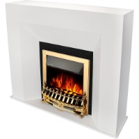 Șemineu electric Art Flame Novaflame & Galileo Gold White imaginea #2 — magazin online Desire.md