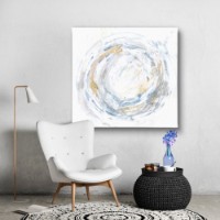 Картина ArtShop Abstract Circle With Gold Elements 100x100cm (PA234-PL)