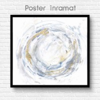 Картина ArtShop Abstract Circle With Gold Elements 60x60cm (PA234-L-L) фото №2 — интернет-магазин Desire.md